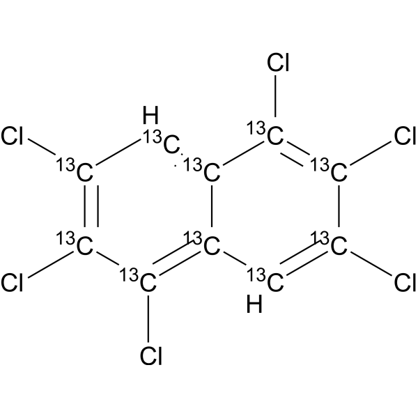 1,2,3,5,6,7-Hexachloro-naphthalene-13C10 219526-47-3